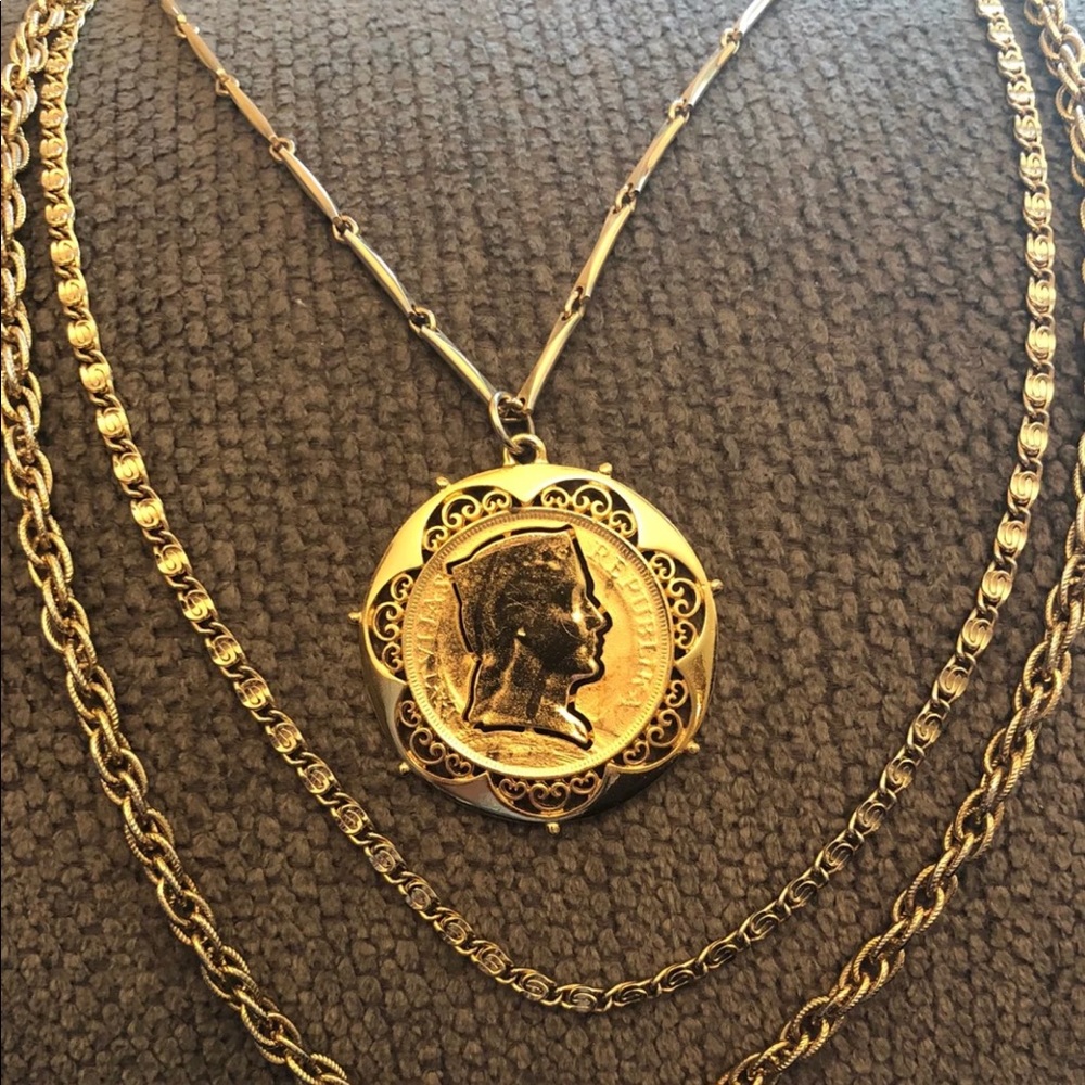 Coin necklace